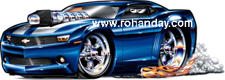 2009 Camaro Cartoon
