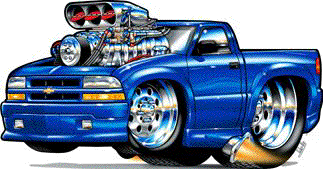 2000 chevy s10 pickup cartoon
